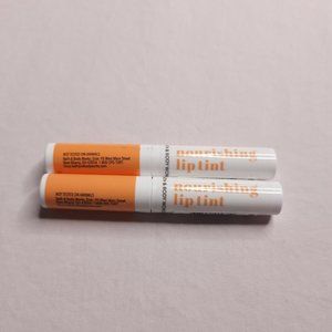 2 Pack Bath & Body Works Nourishing Lip Tint Creamy Coral 0.06 Oz Ea